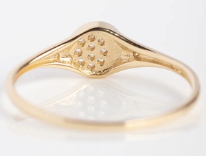 925 Sterling Silver Children's <b>Opal</b> Romantic Minimalist <b>Gold</b> Plated Brilliant Cut Engagement Wedding Anniversary Party <b>Rings</b> - Product Image 5