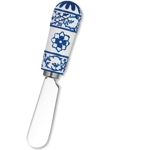 Trancheuse à fromage en métal personnalisée à chaud avec poignée peinte à la main Trancheuse à beurre Ensemble de couteaux Ustensiles de cuisine Produit Ensemble de couverts - Product Image 1