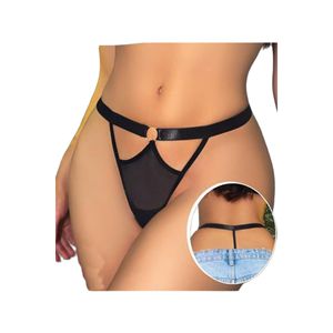 Ropa interior de fantasía para mujer Tanga Bragas Perfect Fall D232 Bey Tejido S/M/L/XL - Product Image 3