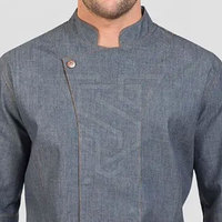 Uniformes de cuisine de chef de cuisine de boulangerie à double boutonnage Uniformes à manches courtes de bar de restaurant Coton/Polyester Personnalisable