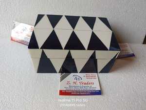 Royal Collection Bone Inlay Jewelry <b>Box</b> new pattern Handmade Resin & Mother of Pearl Decorative <b>Storage</b> <b>Box</b> for Precious Jewelry - Product Image 6