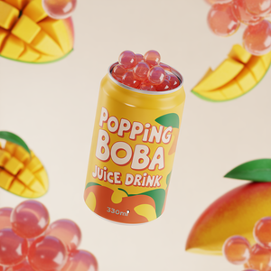 Private Label 330ml <b>Popping</b> <b>Boba</b> Bubble Juice Customizable Fruit Juice Drink From Vietnam Factory for Bubble Tea Drinks - Product Image 4