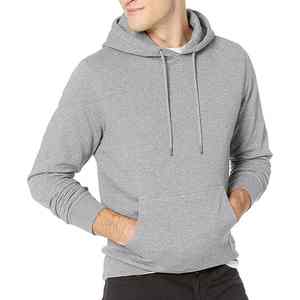 Sweat-shirts à capuche de haute qualité, poids lourd, streetwear, meilleur prix de gros, sweat-shirts gris tendance pour hommes - Product Image 2