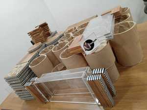 เตาเผาอะคริลิคไม้แบบดั้งเดิมพร้อมกลิ่นชารูปทรงสี่เหลี่ยม - Product Image 5