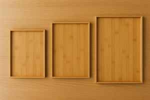 Bandeja rectangular de madera Perfecta para servir platos de tazas de té y café y más - Product Image 2