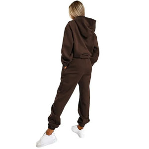 Otoño Invierno nueva mujer letra impresa polar sudadera suelta Casual conjunto versátil cómodo Streetwear moda - Product Image 5