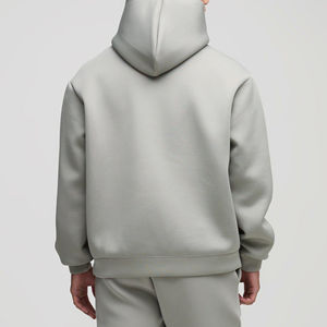 OEM Oversize Drop Shoulder Hombres 100% Algodón Sudadera con capucha de lana Diseño impreso personalizado Peso pesado Estilo clásico bordado para - Product Image 5