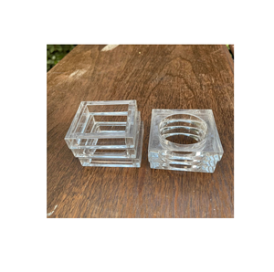 Anneaux porte-serviettes de table dorés Rond de serviette en acrylique pour ustensiles de cuisine et restaurants Anneau de serviette de bureau décoratif - Product Image 1