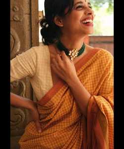 Lo último en ropa informal, Sari estampado de seda con pieza de blusa, ropa de mujer india, Sari, precio bajo, venta al por mayor, Surat étnico - Product Image 6