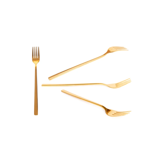 Hotel vajilla latón tenedor cuchara Vintage boda oro pulido para tamaño personalizado precio barato - Product Image 1