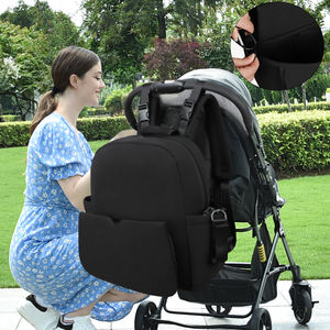 Bolsa de Pañales <span class=keywords><strong>3</strong></span> <span class=keywords><strong>en</strong></span> <span class=keywords><strong>1</strong></span> Personalizada de Fábrica, Portátil, con Cambiador + Bolsa para Cochecito, <span class=keywords><strong>Mochila</strong></span> Multifuncional para Mamá, para Viajes al Aire Libre - Product Image 4