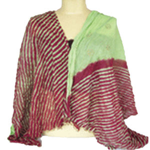 ผ้าพันคอลายตารางหมากรุกเส้นใยโพลีเอสเตอร์ย้อมสีแบบลำลองดีไซน์คลื่นของขวัญแต่งงานอินเดียแบบยาวหลากสีน้ำหนักเบาฤดูใบไม้ผลิ - Product Image 2