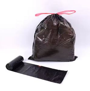 Sac à ordures ménager jetable avec rabat et cravate doublure de poubelle sacs poubelle écologiques en plastique au meilleur prix personnalisé en usine - Product Image 4