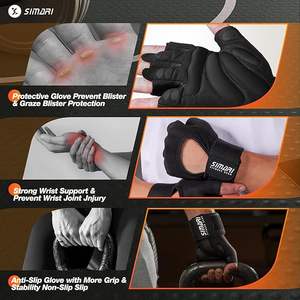 Gants de musculation pour l'entraînement sportif, gants de musculation personnalisés avec logo, gants de fitness pour femmes et hommes - Product Image 2