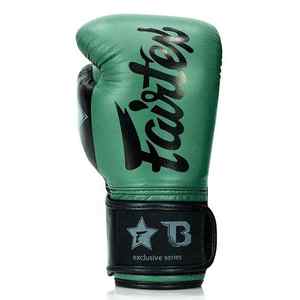 Guantes de boxeo profesionales Fairtex Muay Thai Diseños personalizados Guantes de boxeo de buena calidad hechos con guantes de combate de cuero genuino - Product Image 5