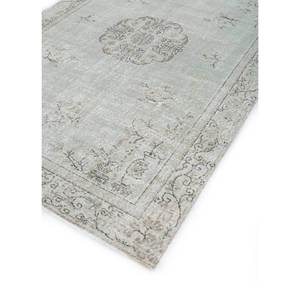 Vintage Green Hand Knotted Wool <b>Rug</b> Large <b>Boho</b> Style Medallion Abstract Rectangle Pattern for Home Entryway Hallway-Pae-2191 - Product Image 2