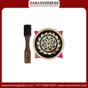 Best Offer Hand Crafted Tibetan Singing Bowl With Mallet and <b>Cushion</b> <b>Meditation</b> Bowl for Yoga at Lowest Price - Product Image 4