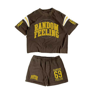 ชุดวอร์มสำหรับผู้ชายชุดวอร์มแบบมีฮู้ดและชุดวิ่งแบบสั้นออกแบบได้ตามต้องการ - Product Image 4