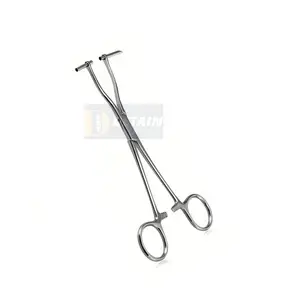Septum Forceps Clamp Pliers For Nose Septum Piercing Forceps 6" With Needles Surgical Stainless Steel Body Piercing Tools