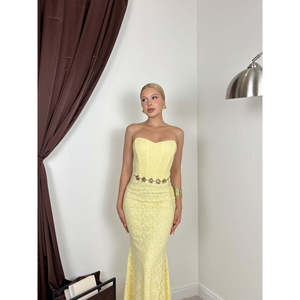 SARI 20388 ELBISE - SARI - Product Image 4