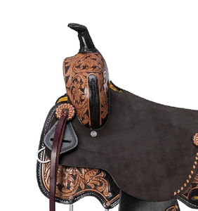 Juego de tachuelas de cuero genuino de primera calidad, monturas de carreras occidentales e inglesas para montar a caballo - Product Image 5