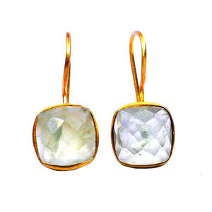 Juego de aretes para mujer, Plata de Ley 925 hecha a mano, para uso diario - Product Image 2