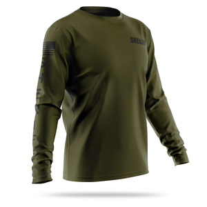 New Arrival Unisex SHERIFF Long Sleeve T-<b>Shirt</b> Comfortable Screen Print Outdoor Sun Protection Performance <b>Shirt</b> <b>for</b> <b>Men</b> - Product Image 3