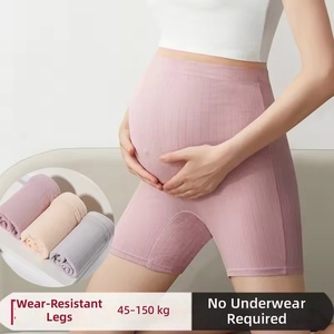 Short de maternité ajustable à prix abordable avec dentelle à la taille et à la jambe, extensible - Product Image 1