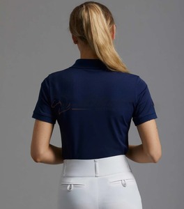 Chemise d'équitation pour femmes haute performance, respirante, extensible, athlétique, évacuant l'humidité, haut d'équitation pour femmes - Product Image 3