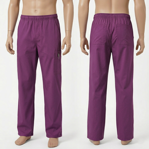 Pantalon de travail pour hommes, 180 GSM, tissu en polycoton respirant de qualité supérieure, vert clair, style cargo, étiquette personnalisée - Product Image 4
