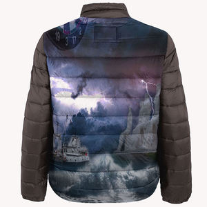 Calidad superior de la moda al por mayor de invierno de los hombres caliente burbuja chaqueta acolchada abrigo OEM hombres burbuja Puffer chaquetas - Product Image 5