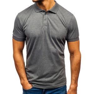 Polo de golf unisex para hombre, nuevo estilo, logotipo personalizado, sólido, 100%, algodón, poliéster, algodón, manga corta, opciones personalizables - Product Image 4