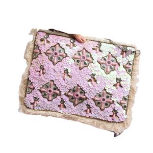 Bolso de estilo bohemio hecho a mano con bordado de cuentas de nuevo diseño para fiesta y Noche de mujer - Product Image 4