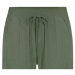 Pantalones de Trabajo Casuales de Negocios para Mujer, de Lona Transpirable de Secado Rápido, con Cierre de Cordón, Lisos, 100% Algodón, Cintura Media - Product Image 2