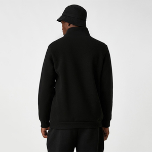 Sudadera de Forro Polar Personalizada de Manga Larga con Media Cremallera para Hombre, 100% Algodón, Talla Grande, Tinte Liso, Temporada de Invierno, Alta Calidad - Product Image 5