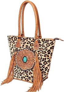 กระเป๋าโท้ทหนังแท้พิมพ์ลายสัตว์มาใหม่กระเป๋าถือแฟชั่นงานทำมือคุณภาพสูงเครื่องมือสำหรับช้อปปิ้งของผู้หญิง - Product Image 6