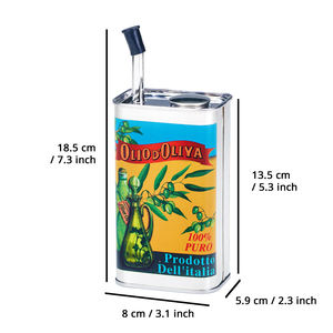 [Holar] Dispensador de aceite de oliva de acero inoxidable sin goteo de 17 oz 500 ml moderno de gran venta hecho en Taiwán para cocina casera - Product Image 2