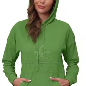 Hoodie ample et confortable en tricot doux pour femme, style oversize, 100% coton, léger et respirant, pour l'hiver - Product Image 2