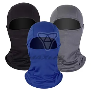 3 Pieces Balaclava Full Face Mask Inverno Windproof Balaclava Sun Protection Respirável Neck Face Cover