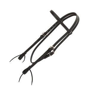 Bride de cheval Western en cuir tournesol Bitless Sidepull avec rênes assorties Culotte réglable Hackamore Headstall Set - Product Image 6