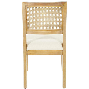 Silla de Diseño Moderno y Minimalista en Cuero Genuino y Madera de Teca Tejida con Características Resistentes y Duraderas - Product Image 5