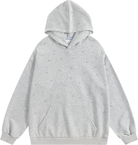 เสื้อมีฮู้ดสำหรับทุกเพศฤดูหนาวมีซิปมีสี - Product Image 1