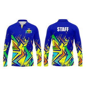 เสื้อโปโลสั่งทำขายส่ง เสื้อโปโลแขนสั้น เสื้อโปโลรักบี้แบบซับลิเมชั่นสำหรับผู้ชาย - Product Image 1