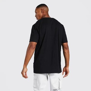 Venta al por mayor personalizado más tamaño 100% algodón Hip-hop calle lujo famoso diseñador de la marca camiseta para los hombres - Product Image 6