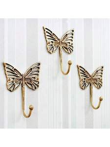 Gold Finish Aluminum <b>Wall</b> Hook <b>For</b> Elegant Interior Setup Providing Scratch Resistant Surface And Modern Appeal - Product Image 2