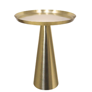 Mesas de centro Muebles de decoración del hogar Muebles de sala de estar y vestíbulo Mesa auxiliar de metal con acabado brillante Uso en interiores y exteriores - Product Image 2