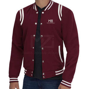 Chaqueta Letterman de Alta Calidad para Hombre, con Cuello Alto y Logotipo Frontal, Diseño Transpirable para Invierno - Product Image 4