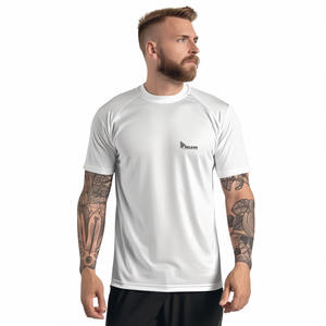 เสื้อยืดสำหรับผู้ชายเสื้อยืดสไตล์ฟิตเนสแบบธรรมดาเสื้อคอตตอนมีหลายสีสำหรับ100% ดีไซน์แบบระบายอากาศได้ - Product Image 5