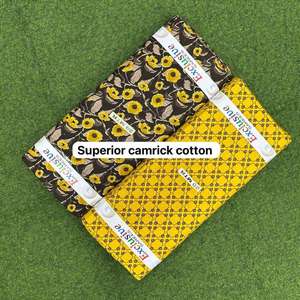 Tissu en coton imprimé de haute qualité pour vêtements, couture, quilting et vêtements de mode, tissus pour vêtements d'été, vente en gros - Product Image 6