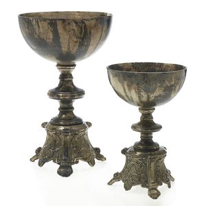 Vase à fleurs doré en métal de haute qualité Vase porte-fleurs au design attrayant pour la décoration Vase artisanal lot de 2 - Product Image 6